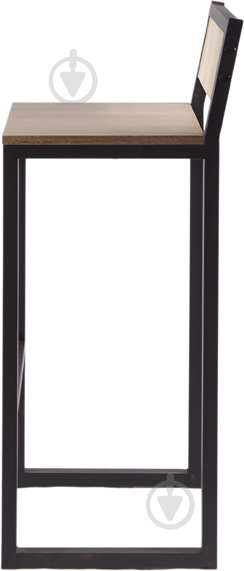 Стул барный Лугалпроф Авангард черный / дуб сонома - фото 3