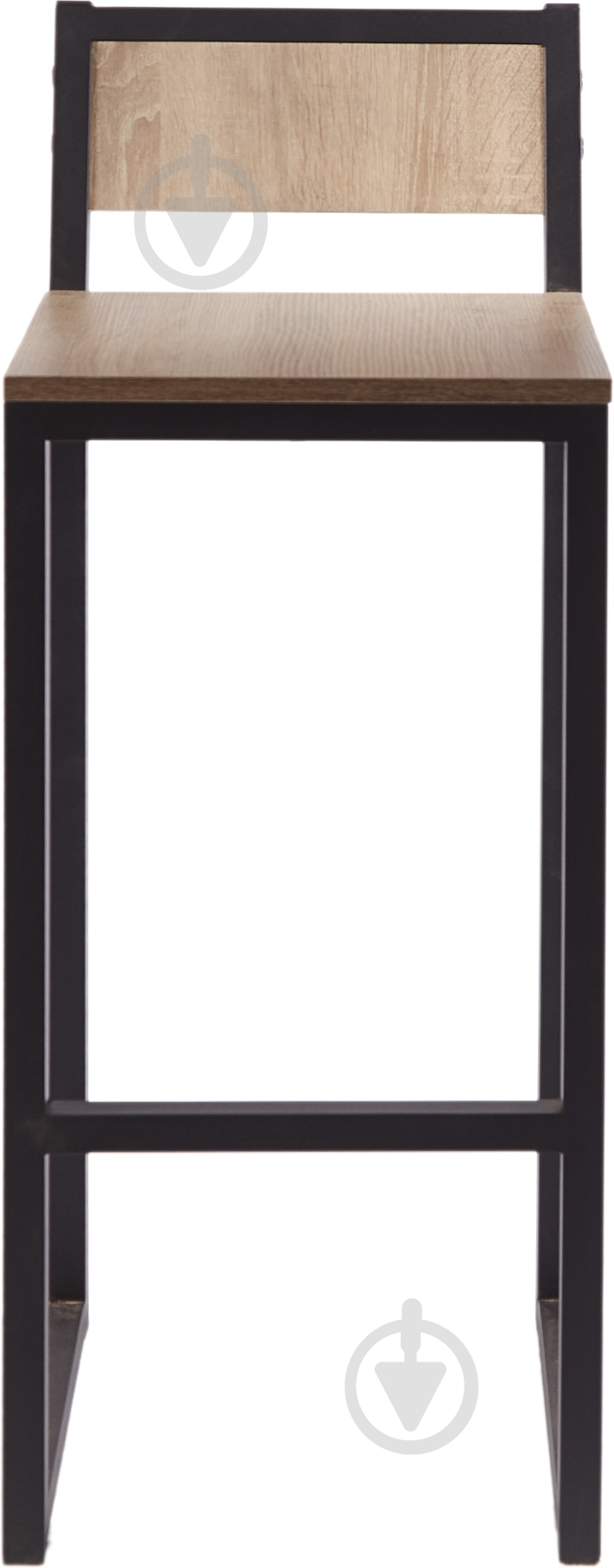 Стул барный Лугалпроф Авангард черный / дуб сонома - фото 2