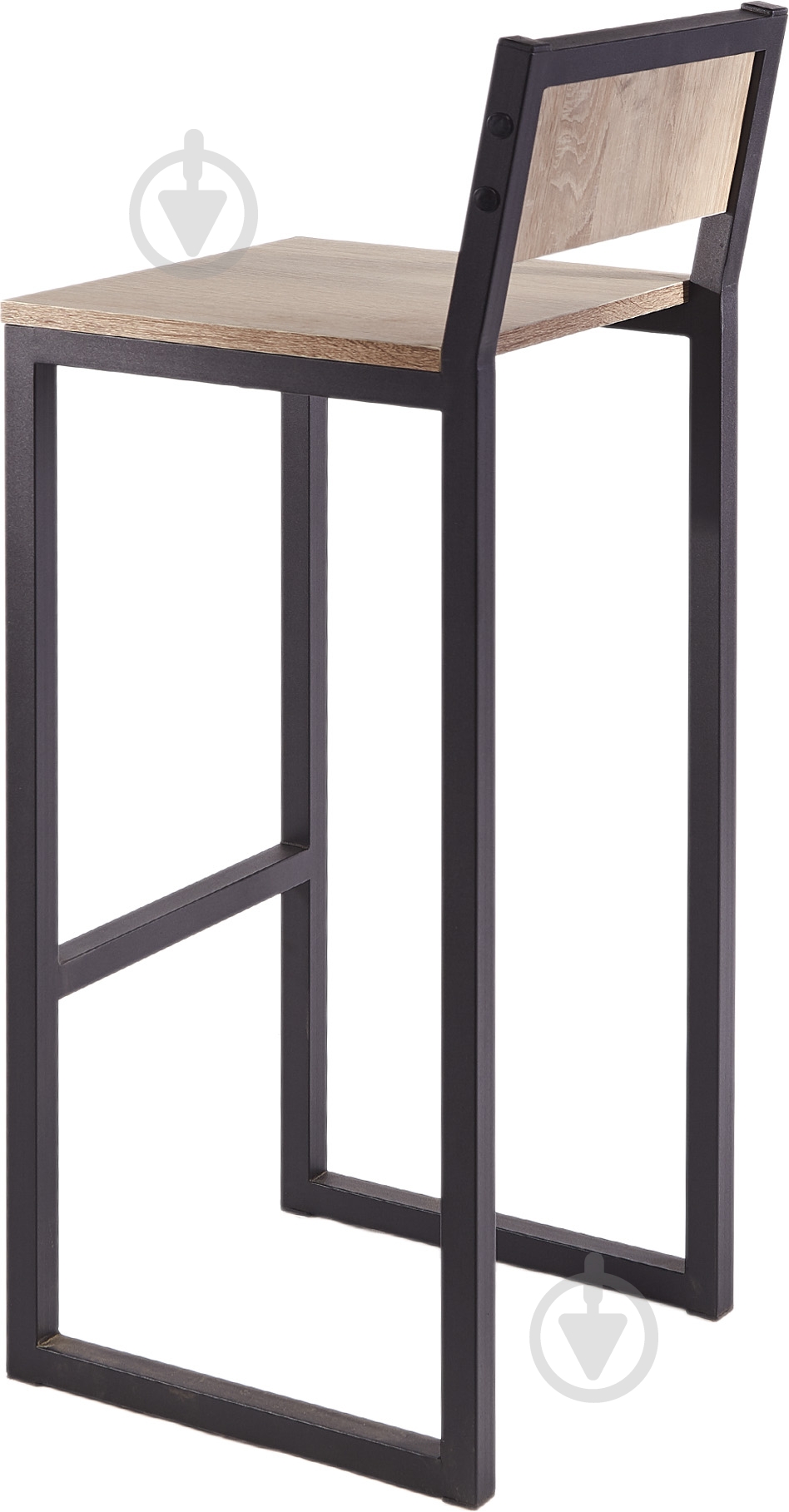 Стул барный Лугалпроф Авангард черный / дуб сонома - фото 4