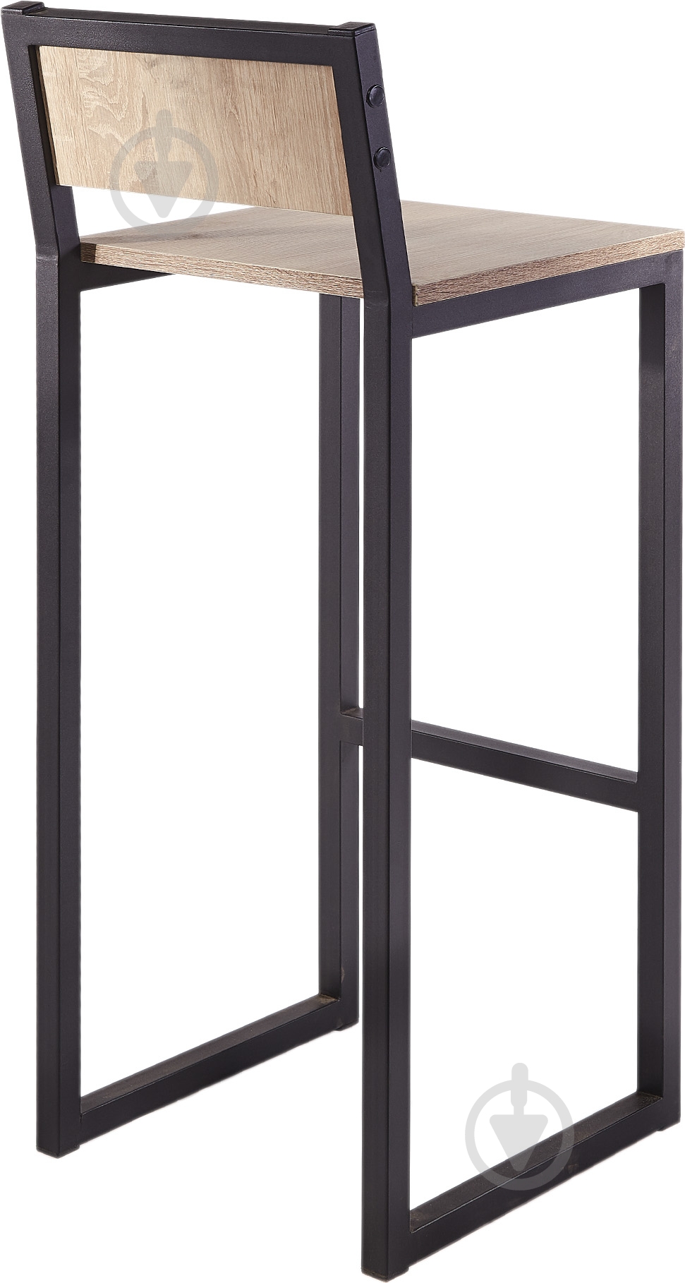 Стул барный Лугалпроф Авангард черный / дуб сонома - фото 6