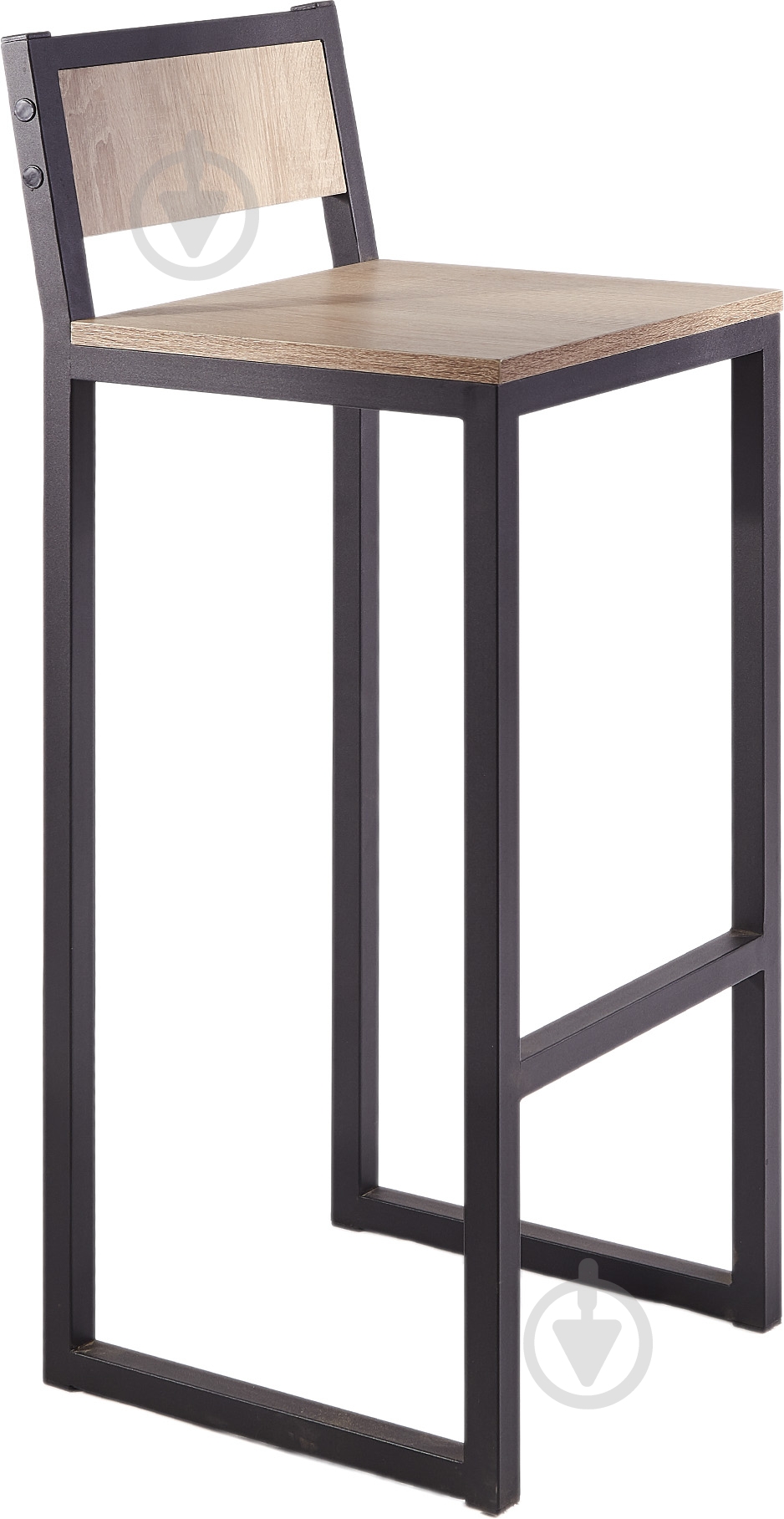 Стул барный Лугалпроф Авангард черный / дуб сонома - фото 8