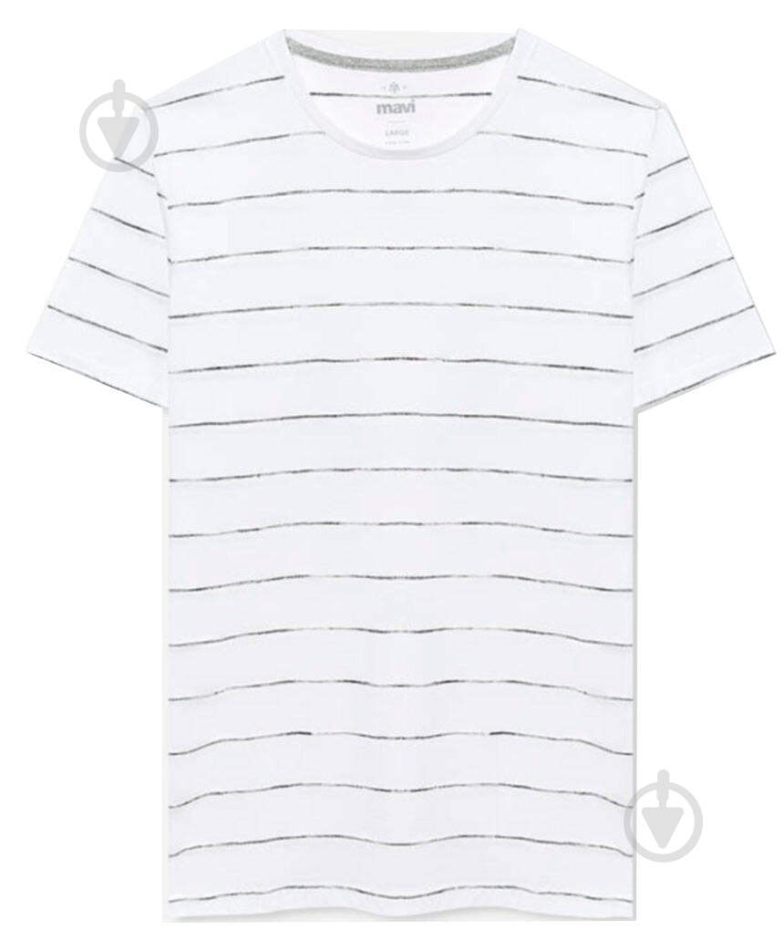 Футболка Mavi STRIPE TEE 065896-620 р.L серый - фото 1