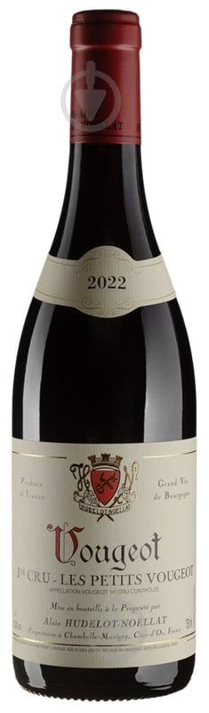 Вино виноградне натуральне сухе червоне Вужо Прем'єр Крю Ле Пті Вужо 0,75 л - фото 1