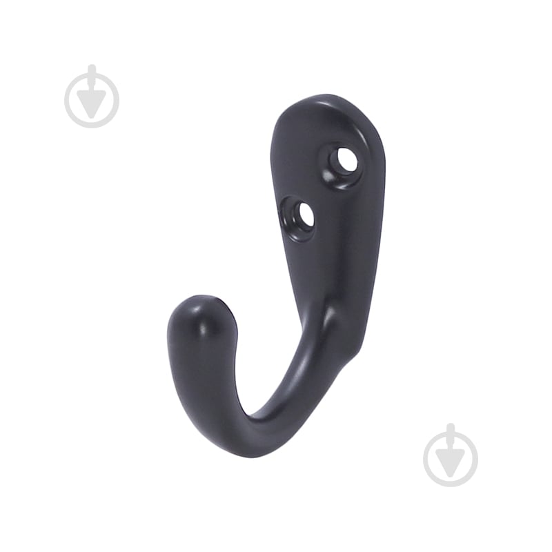 Крючок мебельный  Larvij LK0101BL черный - фото 1