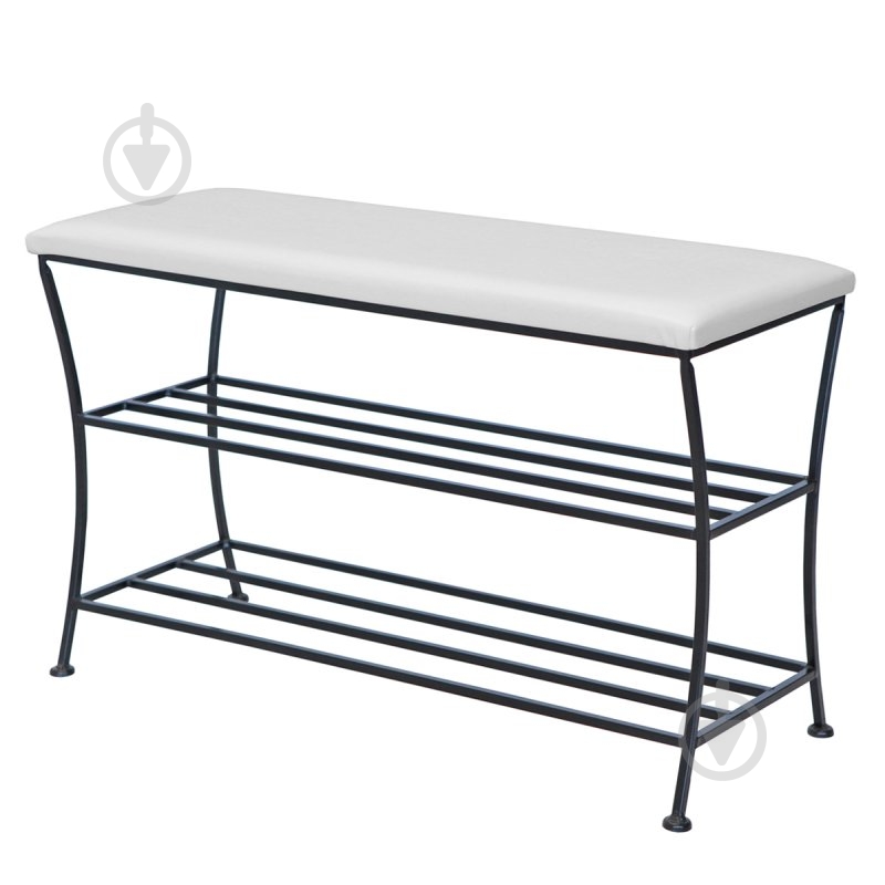 Банкетка Стиль 770х320х500 мм белый - фото 1