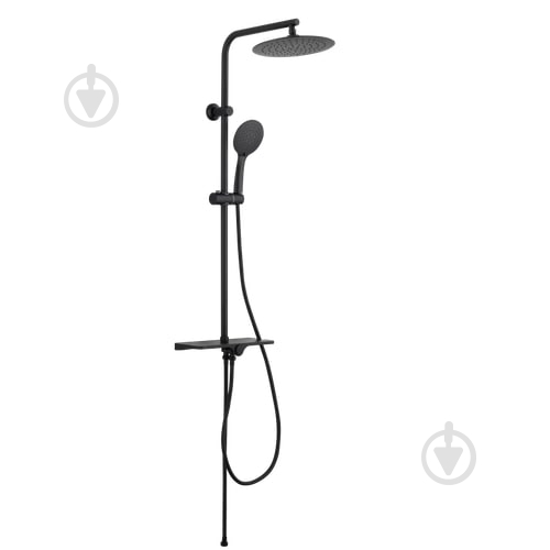 Душевая система Invena Musta Basic AU-84-D04 черная - фото 1