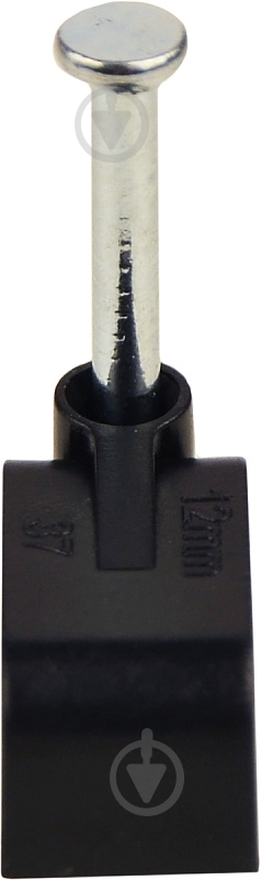 Скоба плоская АСКОУКРЕМ CHF-12 мм черный - фото 3