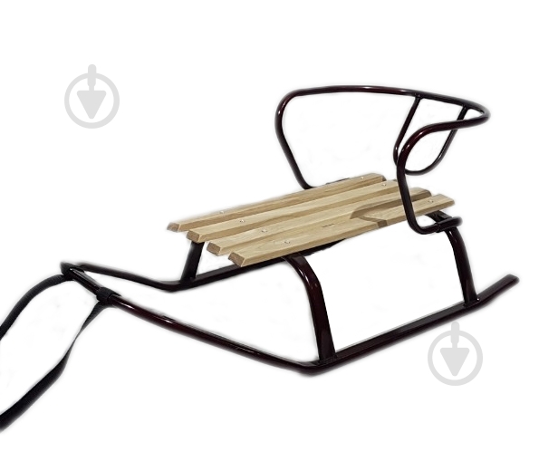 Санчата Піонер Класік бордо - фото 1 Санчата Піонер Класік бордо - фото 1