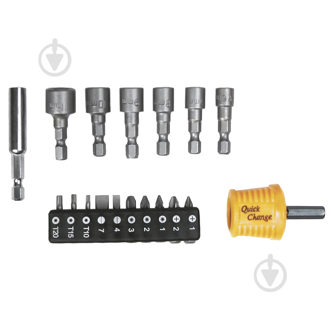 Набір насадок Topex 18 шт. 39D361 - фото 1