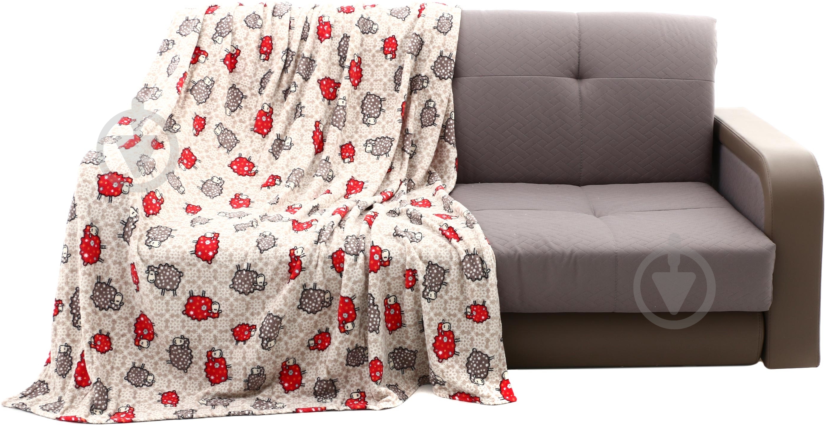 Плед Sheep 160x200 см разноцветный Underprice - фото 1