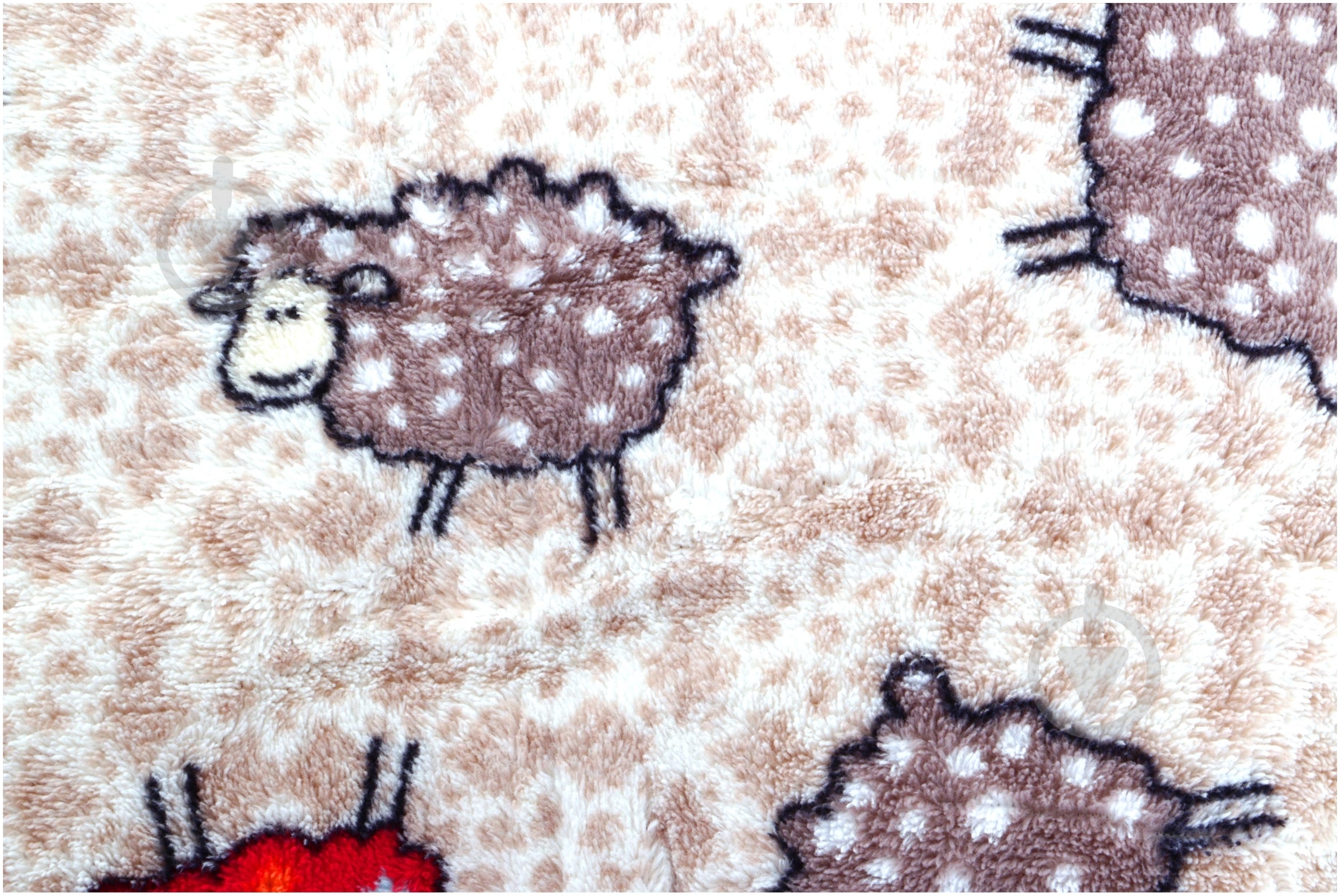 Плед Sheep 160x200 см разноцветный Underprice - фото 2