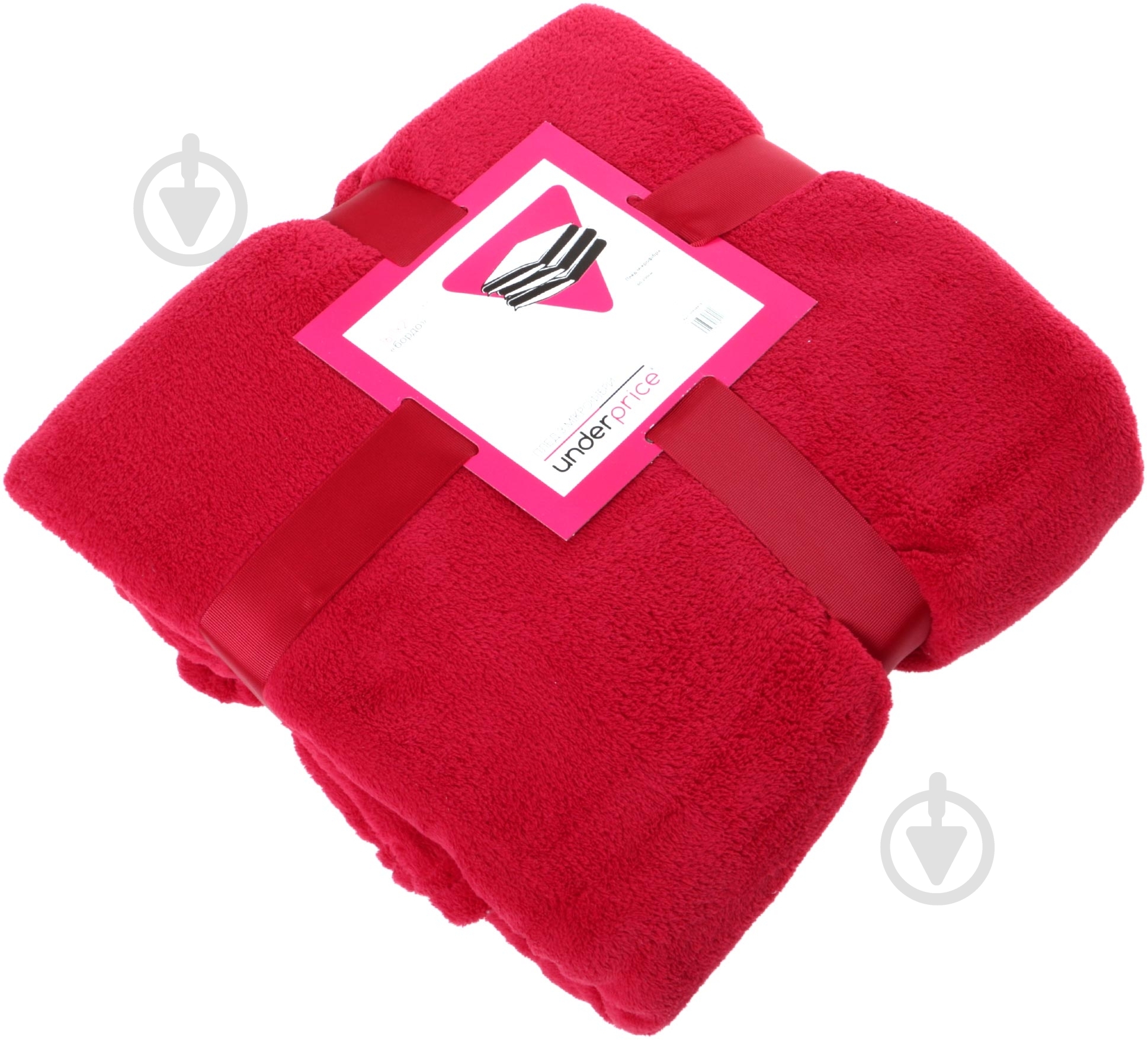 Плед Бордо 160x200 см бордовый Underprice - фото 3 Плед Бордо 160x200 см бордовый Underprice - фото 3