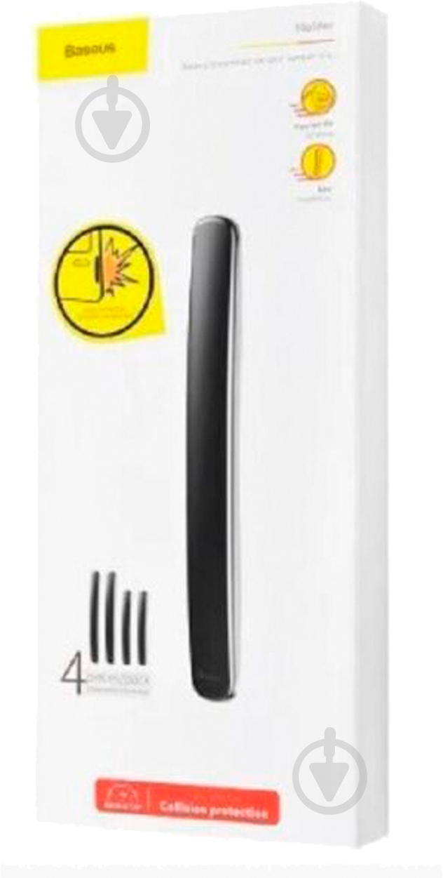 Молдинг BASEUS Streamlined car door bumper strip Black (CRFZT-01) - фото 2