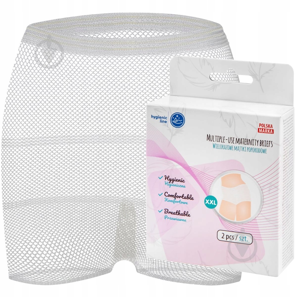 Трусики післяпологові XXL Akuku р.XXL білий - фото 1 Трусики післяпологові XXL Akuku р.XXL білий - фото 1