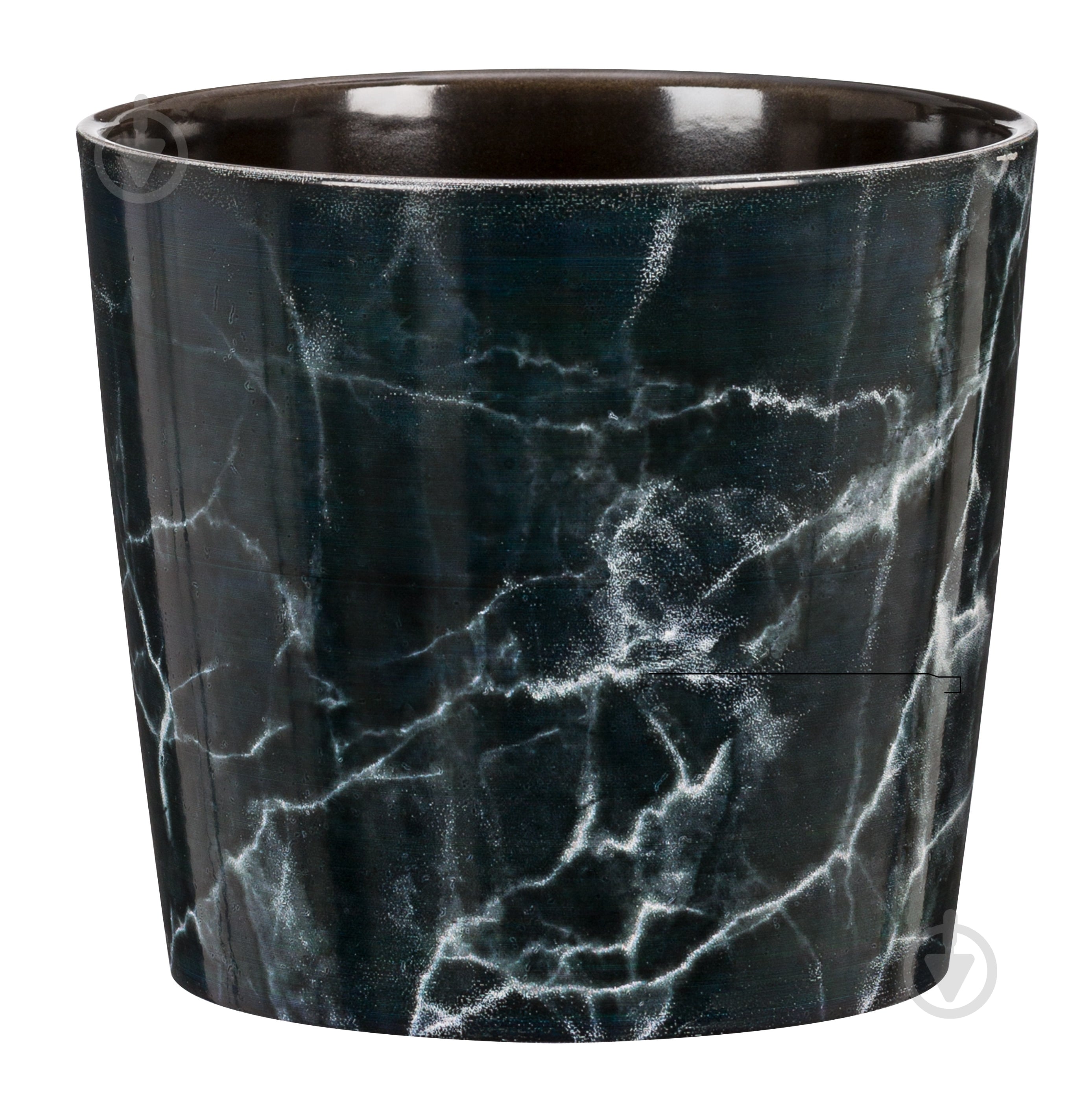 Кашпо керамическое Scheurich Texture 21" круглый 2,36 л черный - фото 1 Кашпо керамическое Scheurich Texture 21" круглый 2,36 л черный - фото 1