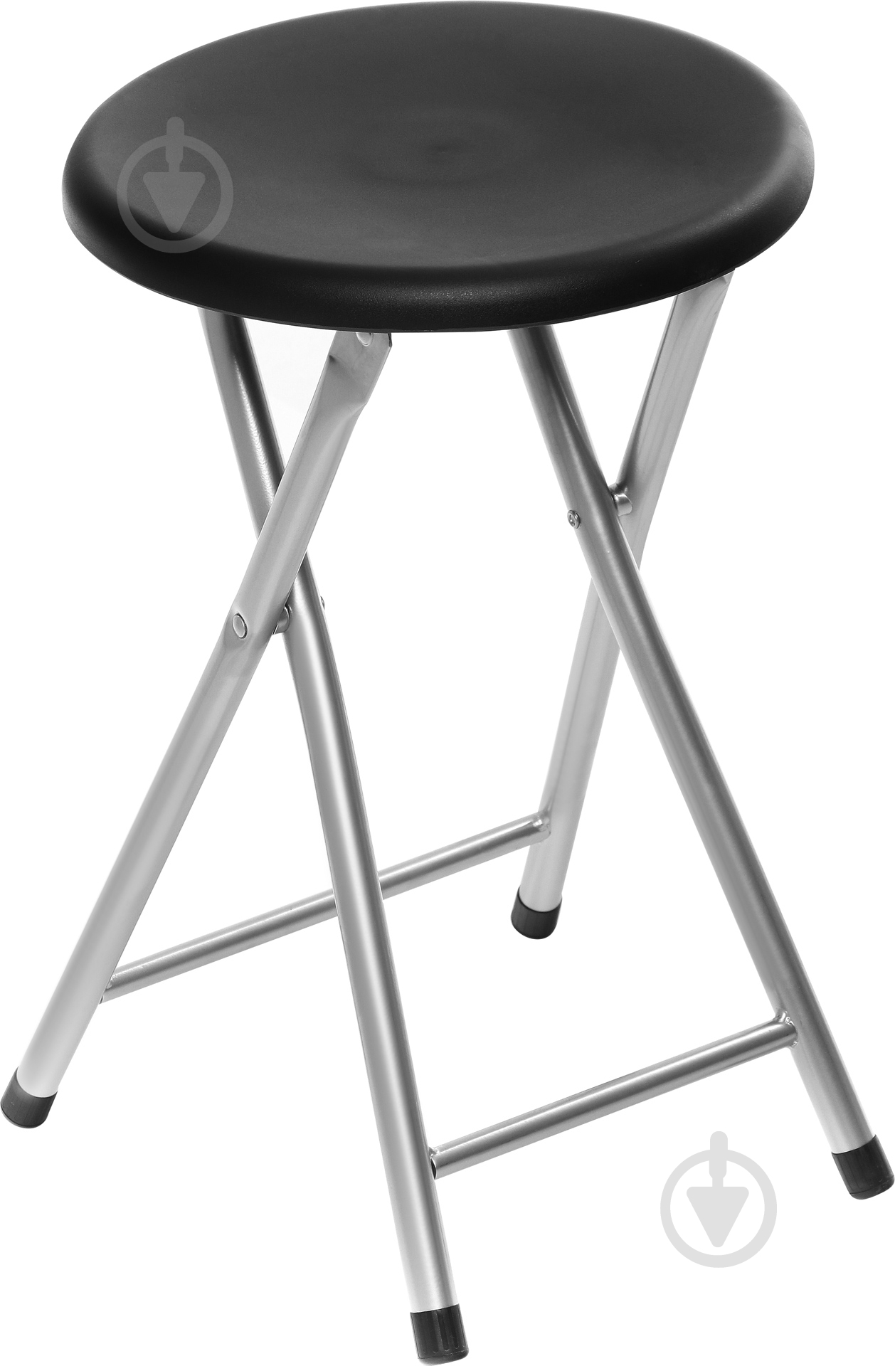 Табурет раскладной Fast черный / алюминий - фото 1