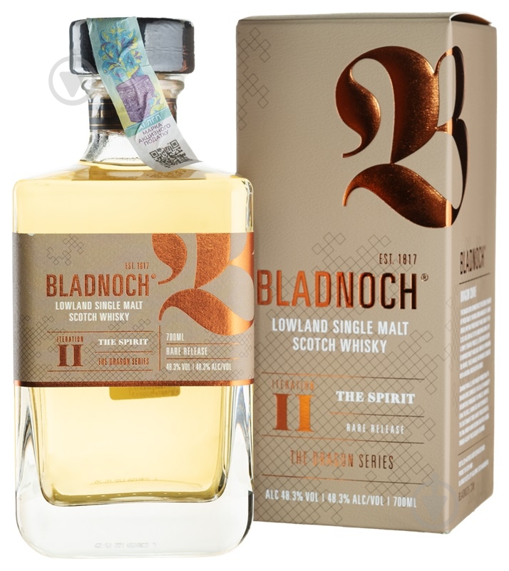 Віскі Bladnoch Dragon Series 2 (Bourbon Cask) 0,7 л - фото 1 Віскі Bladnoch Dragon Series 2 (Bourbon Cask) 0,7 л - фото 1