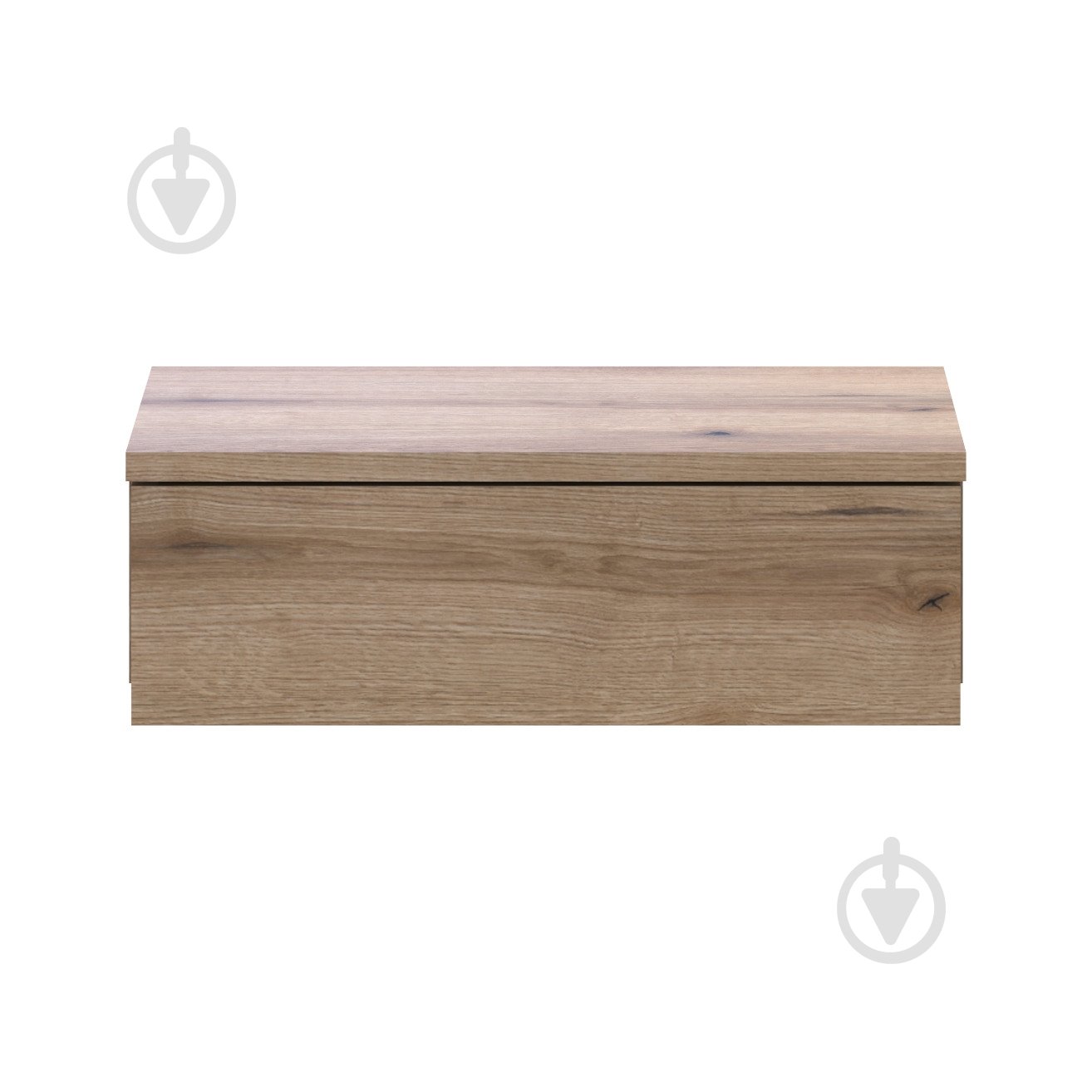 Тумба навесная Doros Левия 1Ш 460x150x310 мм дуб эвок прибрежный/коричневый - фото 3