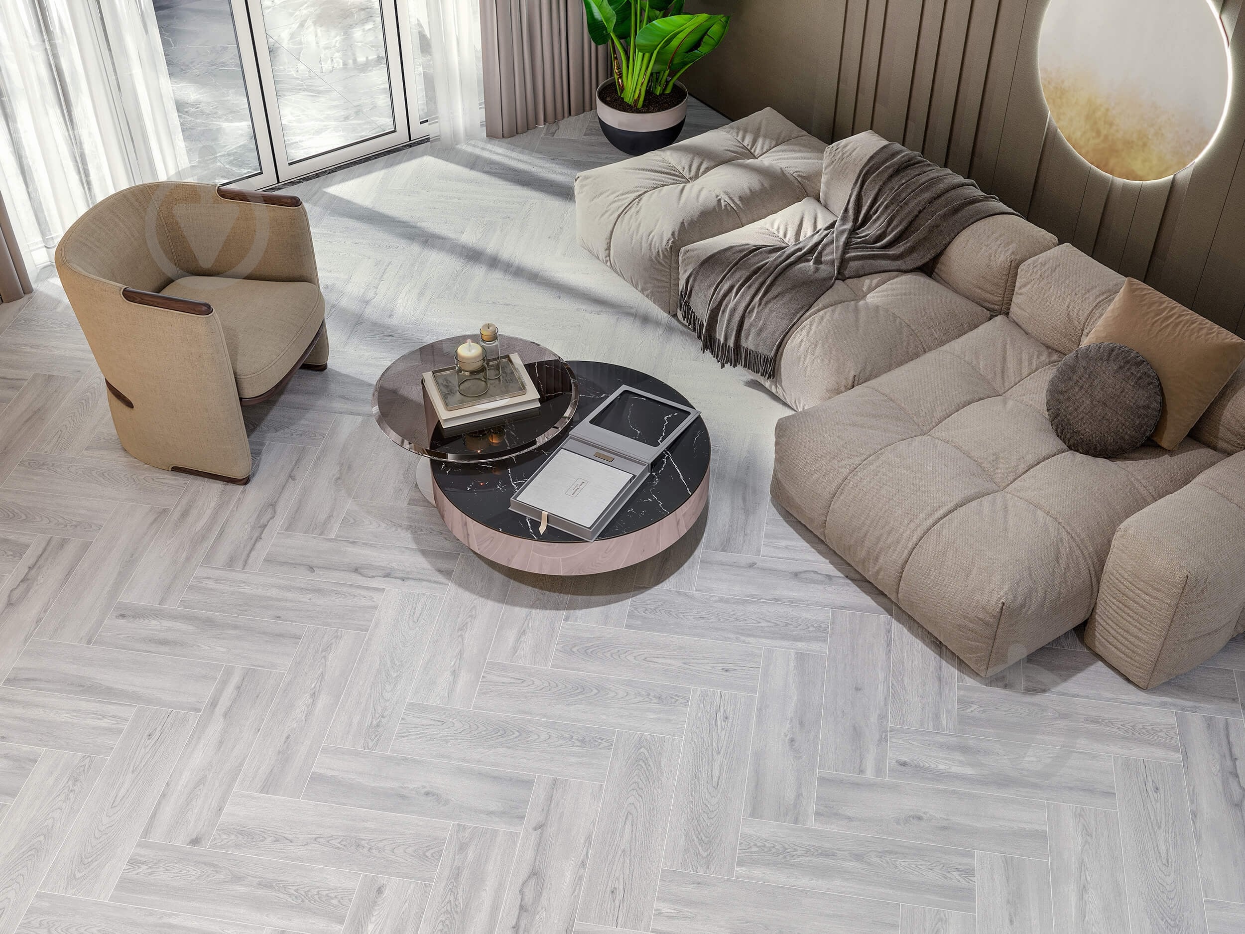Плитка Golden Tile Easygrey Wood grey EW2P13 20x65 см 2 сорт - фото 2 Плитка Golden Tile Easygrey Wood grey EW2P13 20x65 см 2 сорт - фото 2