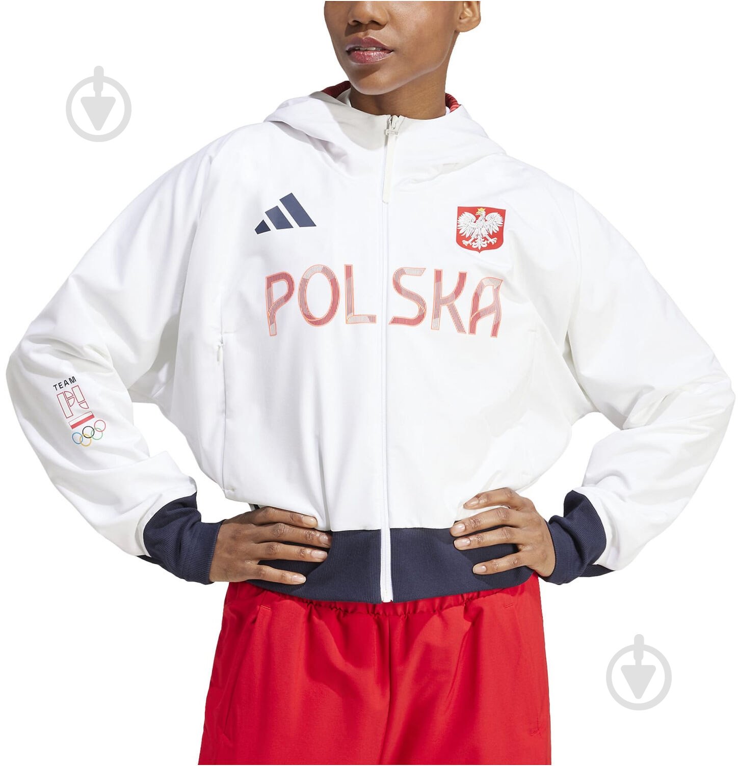 Джемпер Adidas NOC Poland JF6671 р.L білий - фото 4 Джемпер Adidas NOC Poland JF6671 р.L білий - фото 4