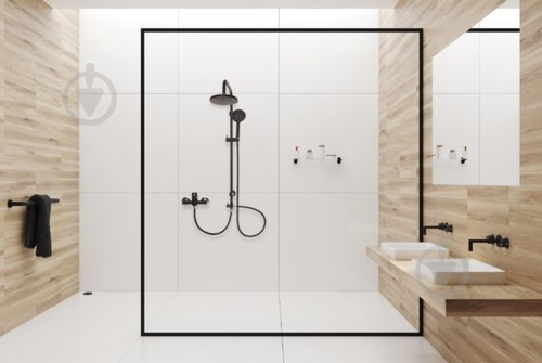 Душевая система Invena Black AU-03-D04 - фото 2 Душевая система Invena Black AU-03-D04 - фото 2