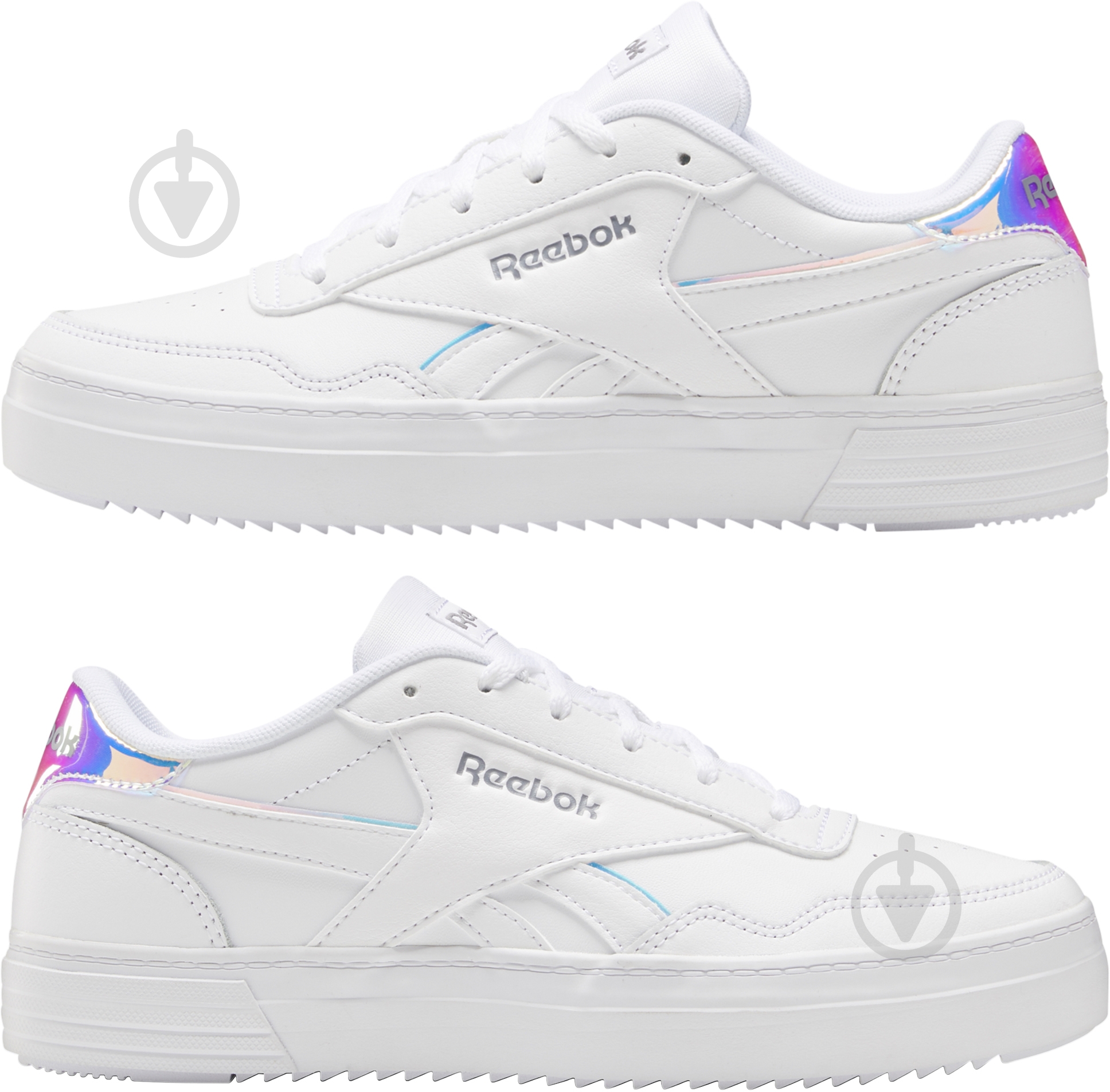 Кроссовки женские демисезонные Reebok REEBOK ROYAL TECHQUE T BOLD G58123 р.36 белые - фото 2