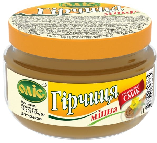 Горчица ТМ Оліс крепкая 100 г - фото 1