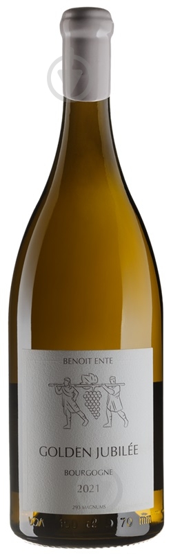 Вино Benoit Ente виноградне натуральне сухе біле Бургонь Шардоне Голден Джубілє 0,75 л - фото 1 Вино Benoit Ente виноградне натуральне сухе біле Бургонь Шардоне Голден Джубілє 0,75 л - фото 1
