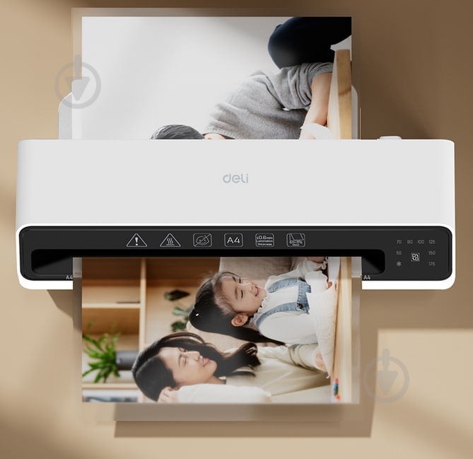 Ламинатор T103 А4 175 мкм Deli - фото 6 Ламинатор T103 А4 175 мкм Deli - фото 6