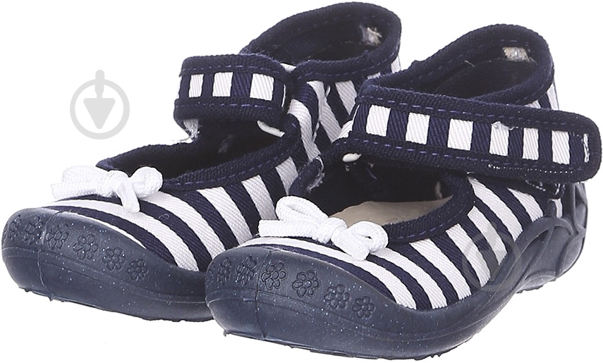 Туфли для девочки 3F р.20 бело-синий 1F2/10 - фото 1