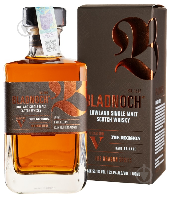 Віскі Bladnoch Dragon Series 5 (Tokaji & Canasta sherry) 0,7 л - фото 1 Віскі Bladnoch Dragon Series 5 (Tokaji & Canasta sherry) 0,7 л - фото 1