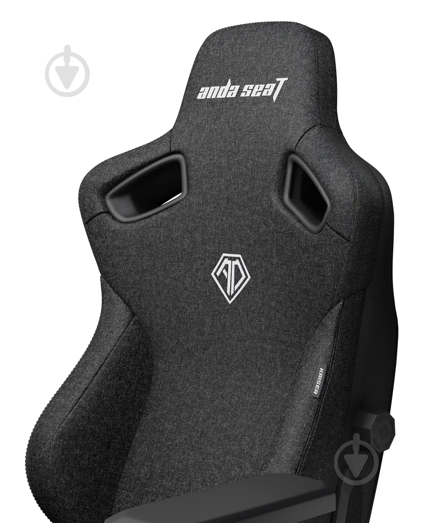 Крісло Anda Seat Kaiser 3 Size L Black Fabric (AD12YDC-L-01-B-CF) чорний - фото 4 Крісло Anda Seat Kaiser 3 Size L Black Fabric (AD12YDC-L-01-B-CF) чорний - фото 4