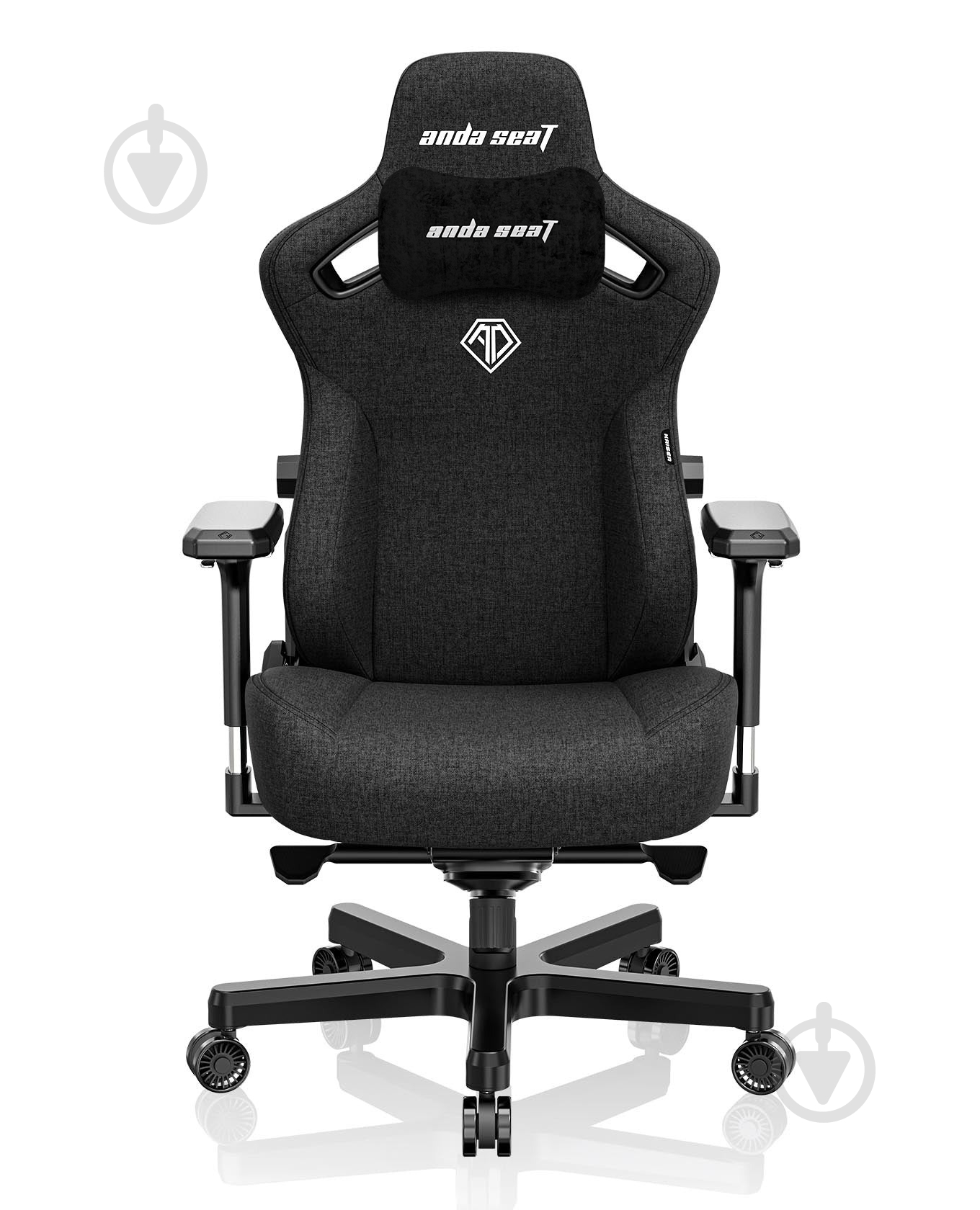 Крісло Anda Seat Kaiser 3 Size L Black Fabric (AD12YDC-L-01-B-CF) чорний - фото 1 Крісло Anda Seat Kaiser 3 Size L Black Fabric (AD12YDC-L-01-B-CF) чорний - фото 1