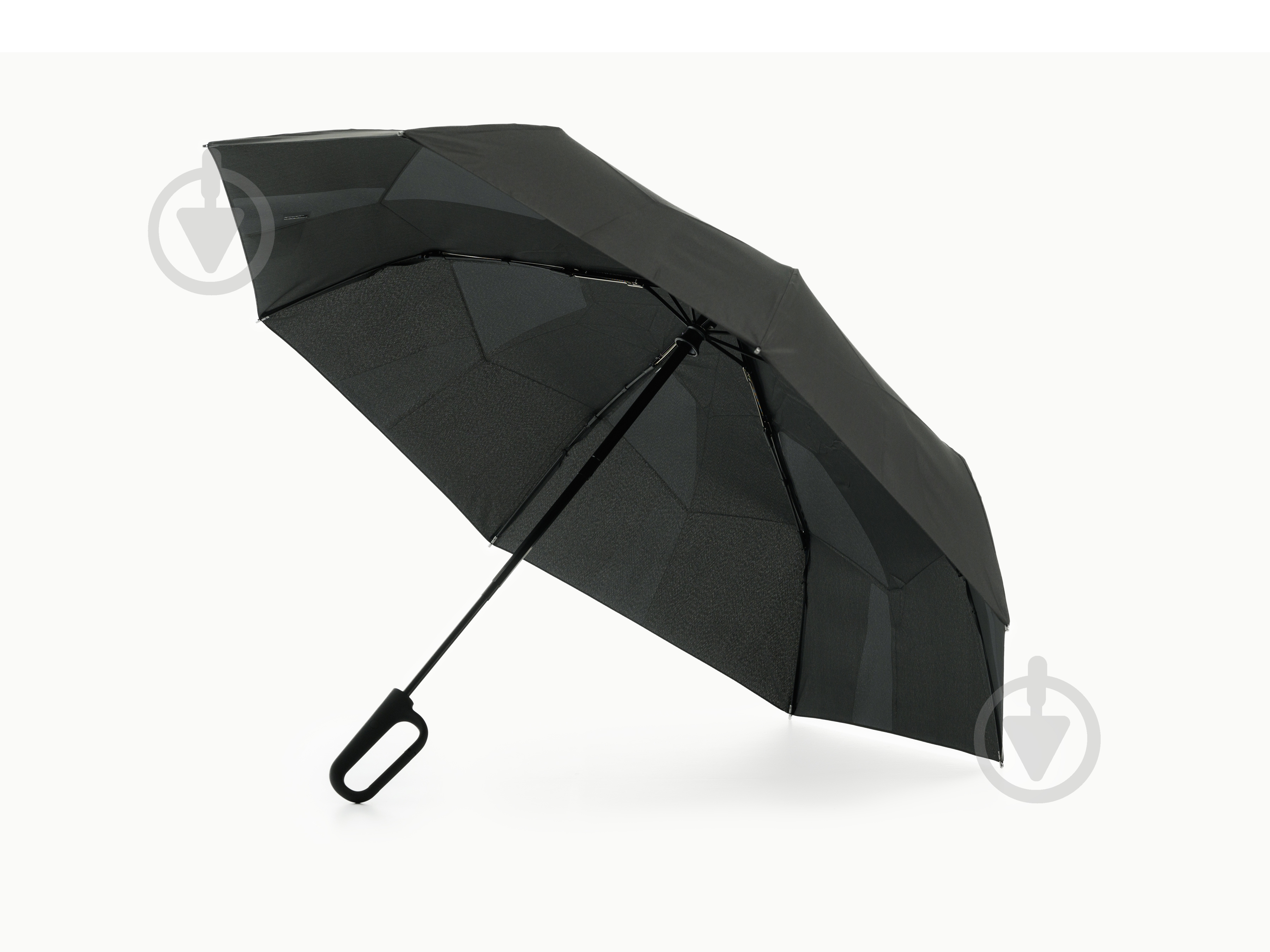 Зонт KRAGO Carbine Easyfold черный - фото 2