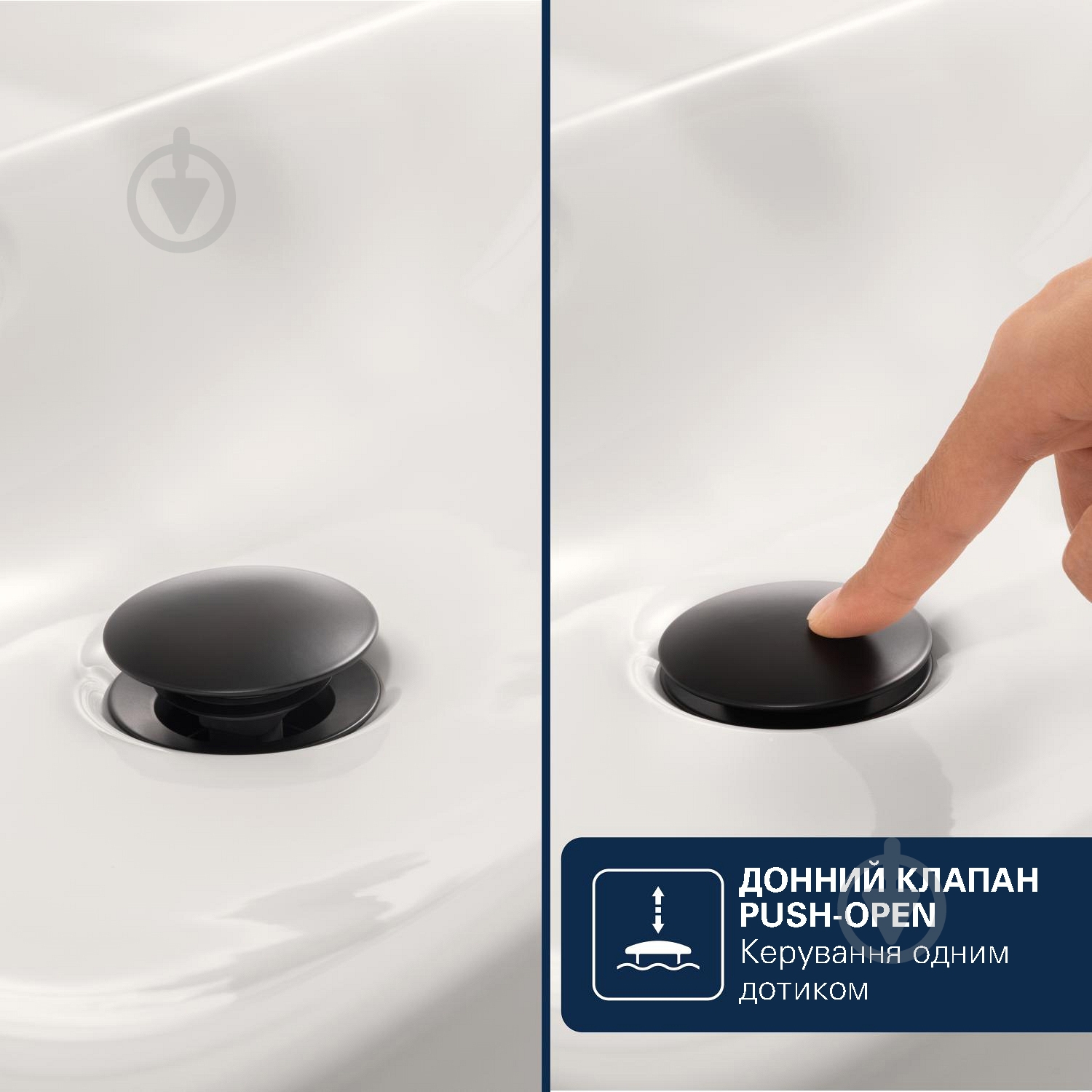 Змішувач для умивальника Grohe QuickFix Dice ES S-Size 1018612430 з донним клапаном - фото 4