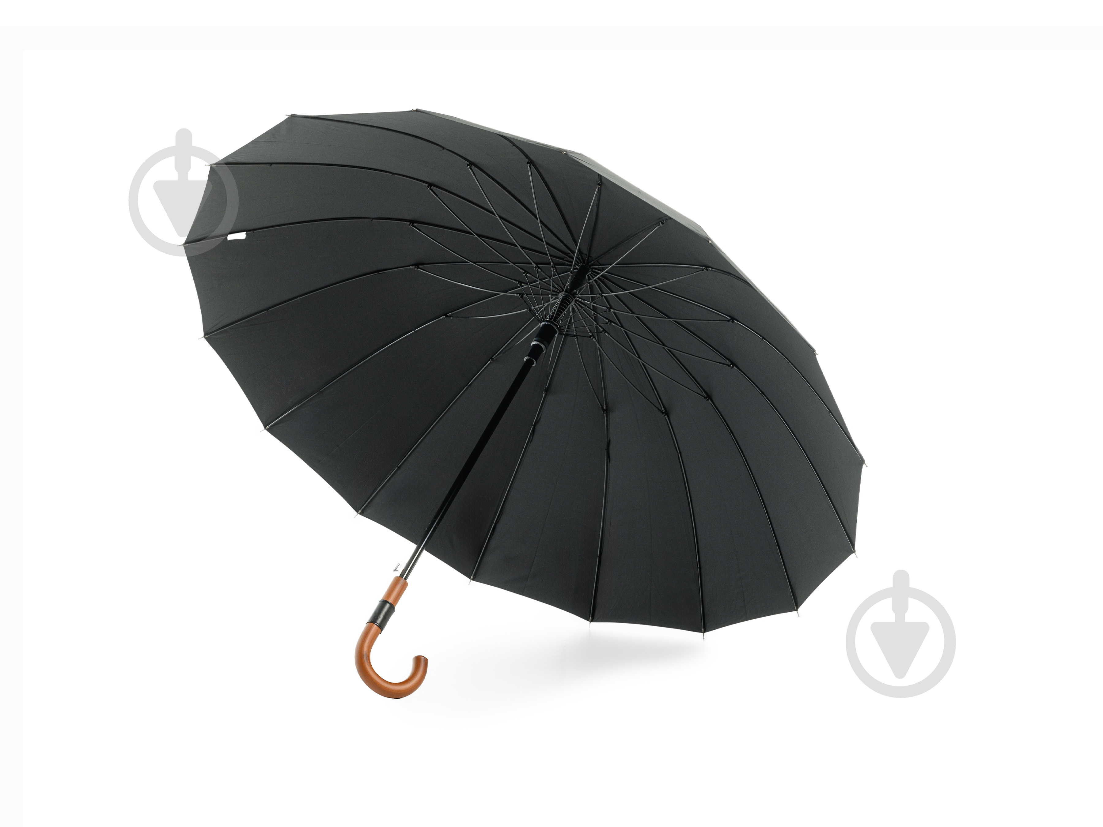 Зонт-трость KRAGO Prime черный - фото 2