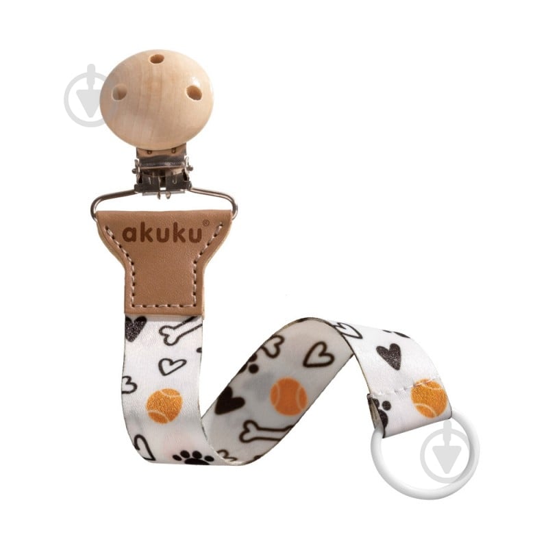 Держатель для пустышки Akuku Bone A0581 - фото 1 Держатель для пустышки Akuku Bone A0581 - фото 1