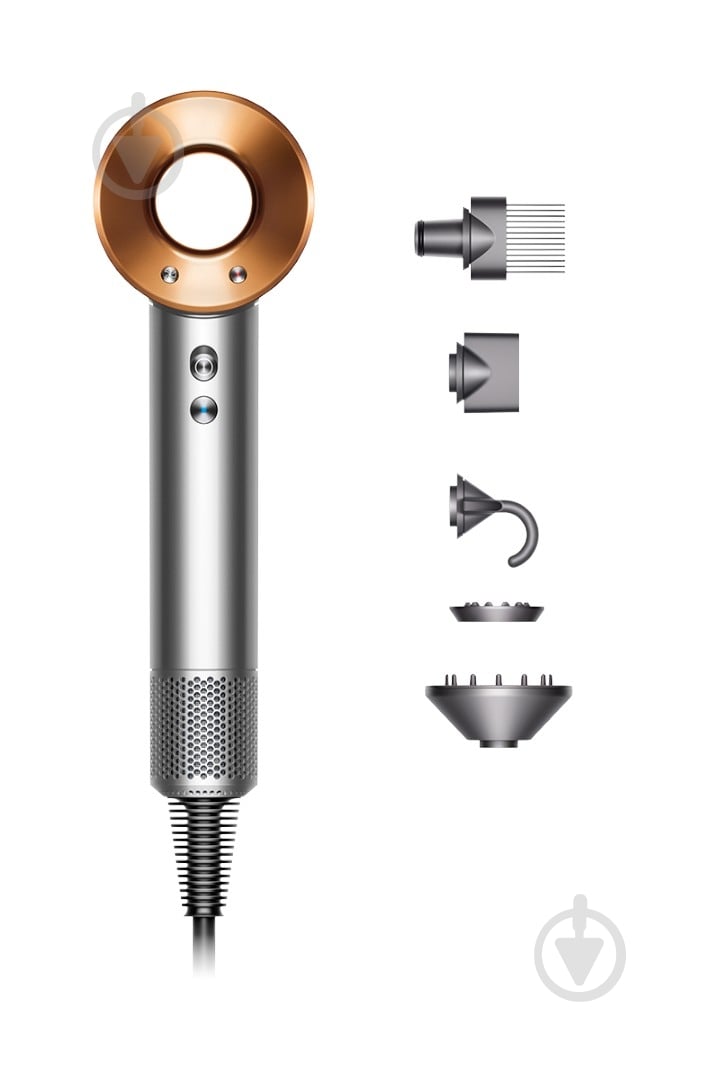 Фен Dyson Supersonic HD07 медный Nickel/Copper (389922-01) - фото 9