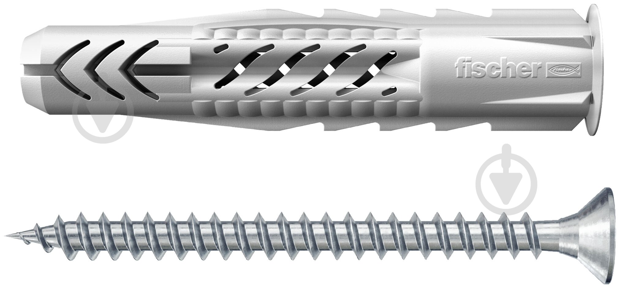 Дюбель универсальный дюбель UX 8x50 с буртом и с шурупом FISCHER 8x50 мм 5 шт. (90879) - фото 1