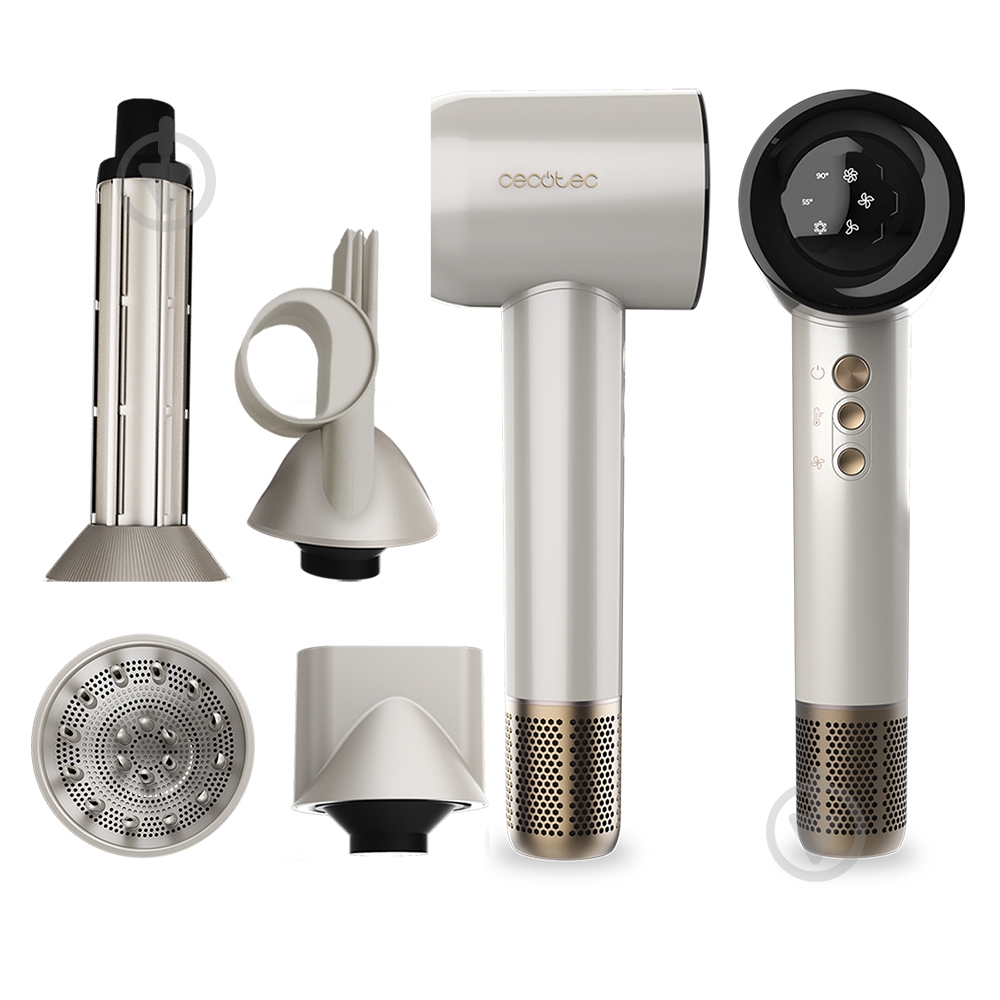 Стайлер CECOTEC DryGlam Waves Champagne 4in1 - фото 1