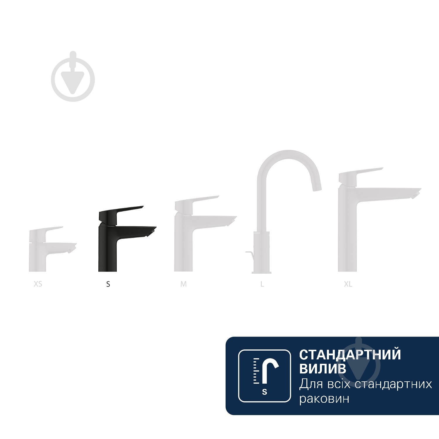 Змішувач для умивальника Grohe QuickFix Dice S-Size 1018562430 з донним клапаном - фото 2 Змішувач для умивальника Grohe QuickFix Dice S-Size 1018562430 з донним клапаном - фото 2