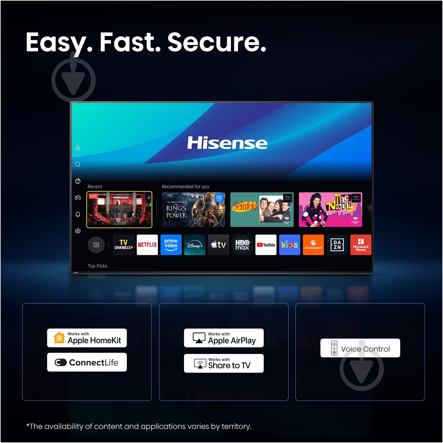Телевізор Hisense 20018520 43″43E7S PRO - фото 12 Телевізор Hisense 20018520 43″43E7S PRO - фото 12