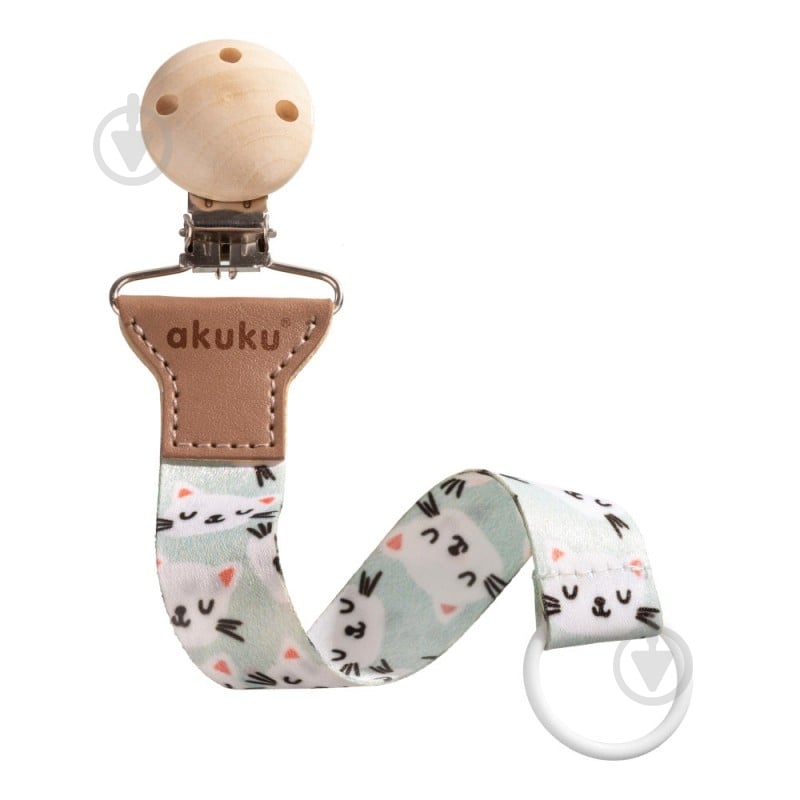 Держатель для пустышки Akuku Котята A0582 - фото 1