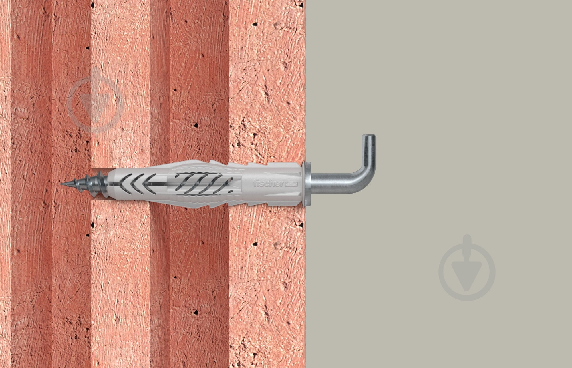 Дюбель универсальный дюбель UX 6x35 с буртом с С-гаком fischer 6x35 мм 4 шт. (94623) - фото 4