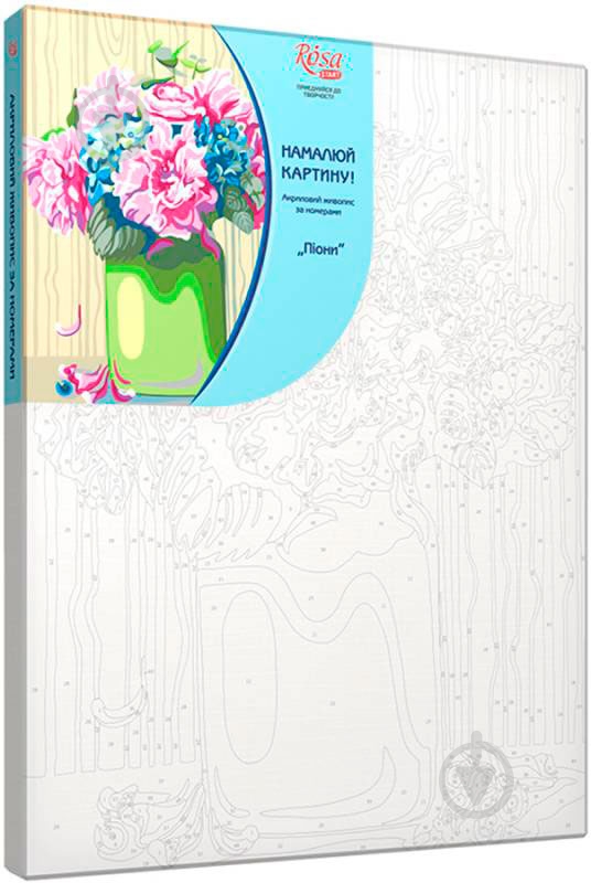 Картина по номерам Пионы Rosa Start - фото 2