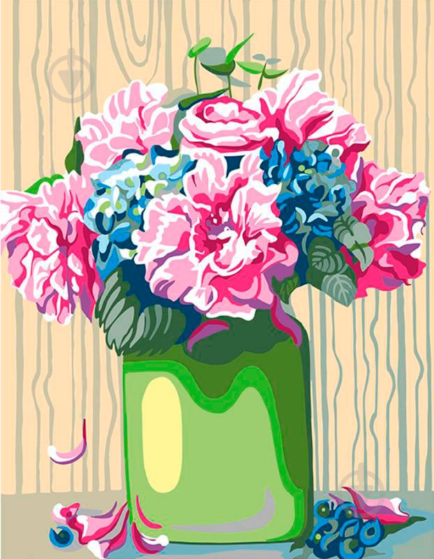 Картина по номерам Пионы Rosa Start - фото 1