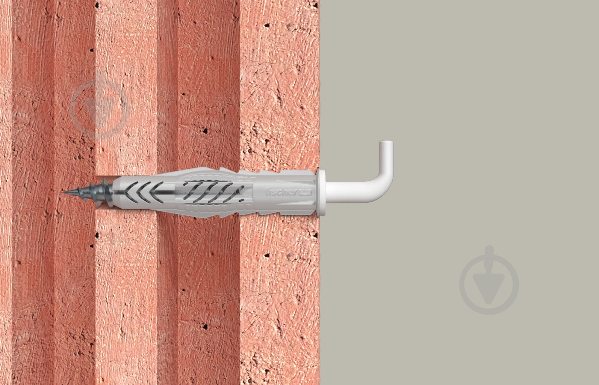 Дюбель универсальный дюбель UX 8x50 с буртом с L-гаком fischer 8x50 мм 2 шт. (94628) - фото 6