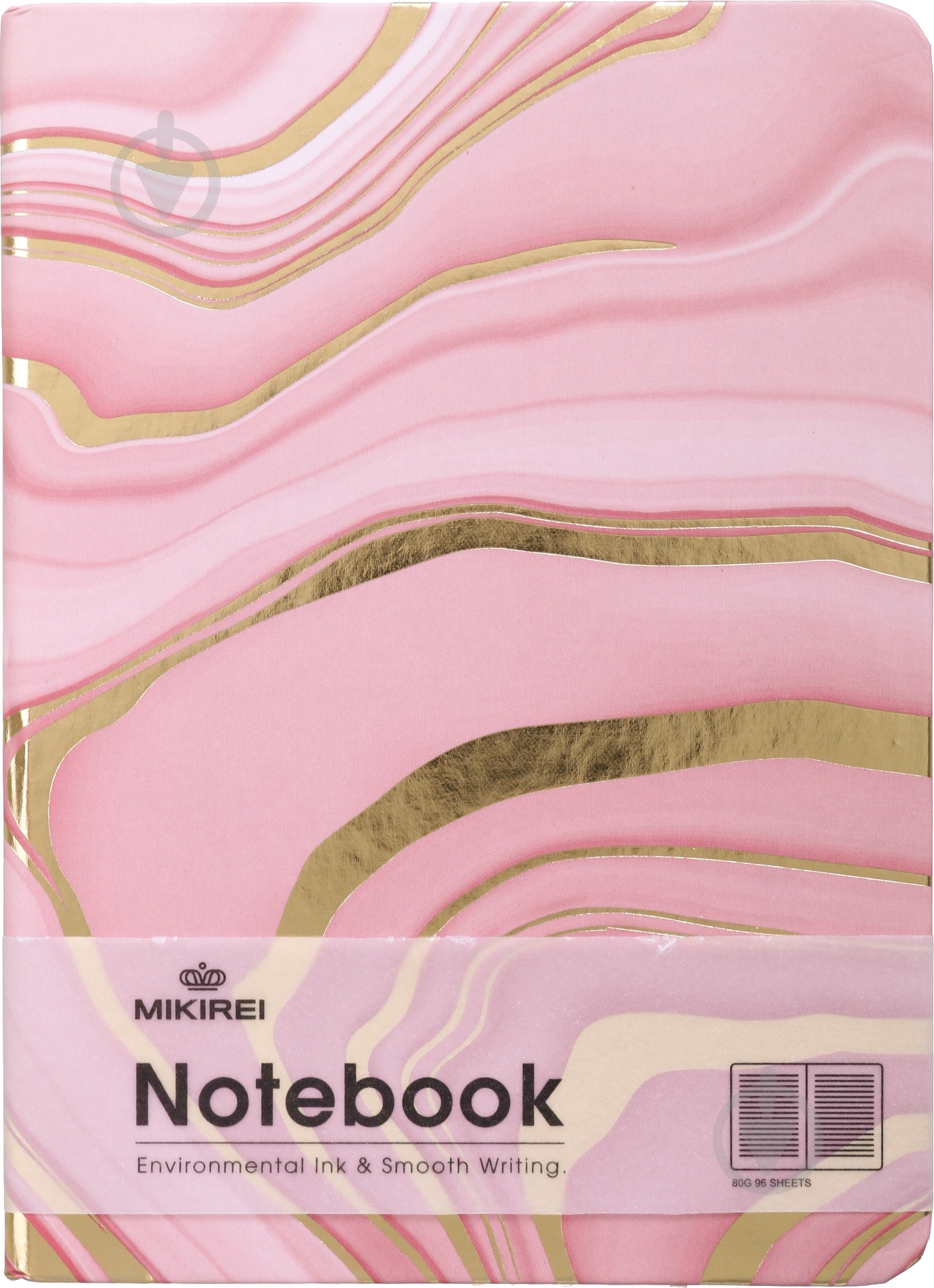 Блокнот Розовый мрамор 2 14,5х10,5 см - фото 3