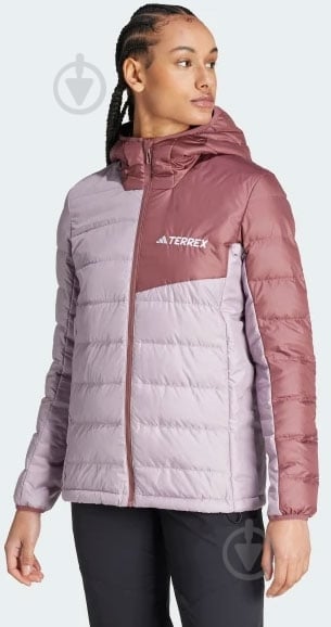 Куртка женская Adidas Terrex Multi Light Down Hooded JE6717 р.S розовый - фото 1 Куртка женская Adidas Terrex Multi Light Down Hooded JE6717 р.S розовый - фото 1