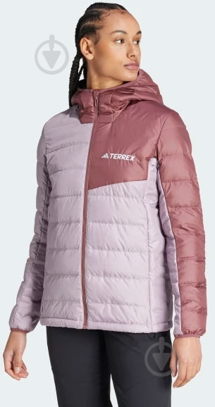 Куртка жіноча Adidas Terrex Multi Light Down Hooded JE6717 р.M рожевий - фото 1 Куртка жіноча Adidas Terrex Multi Light Down Hooded JE6717 р.M рожевий - фото 1